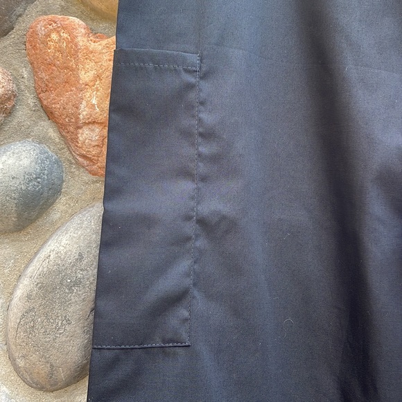 Fundamentals by White Swan Black Drawstring Pull On Scrub Pants Small New - Picture 3 of 10